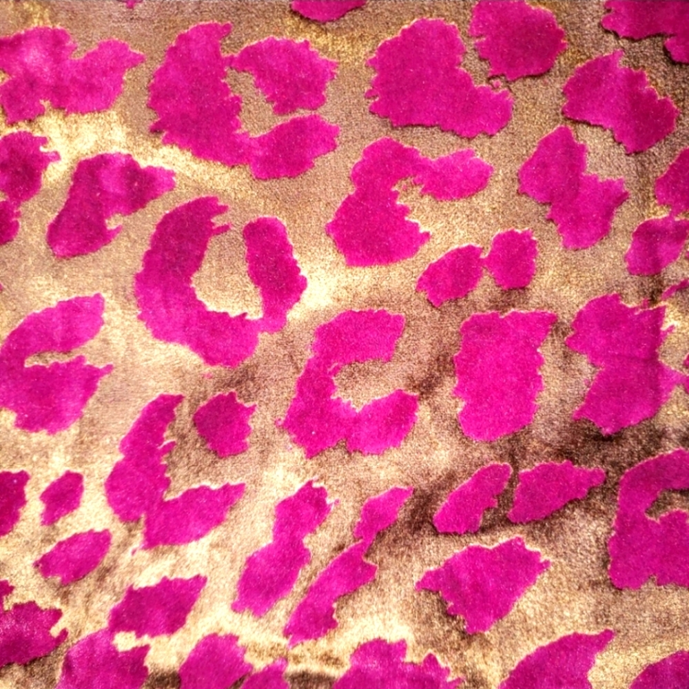 2 leopard print pillow covers